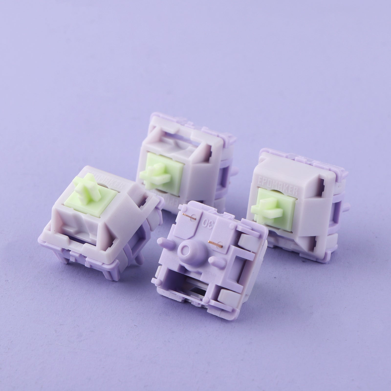 EPOMAKER Galaxy100 ホワイト wisteria switch EPOMAKER Wisteria 39gf Linear Mechanical Keyboard Switches