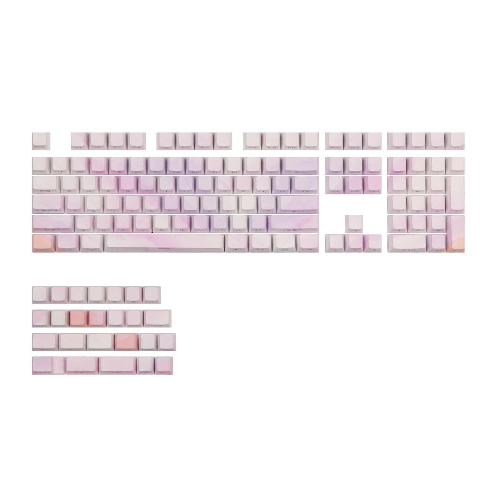 キーボード DrunkDeer G65 / Peach Sunset Keycaps Set キーボード DrunkDeer G65 / Peach Sunset Keycaps Set Epomaker
