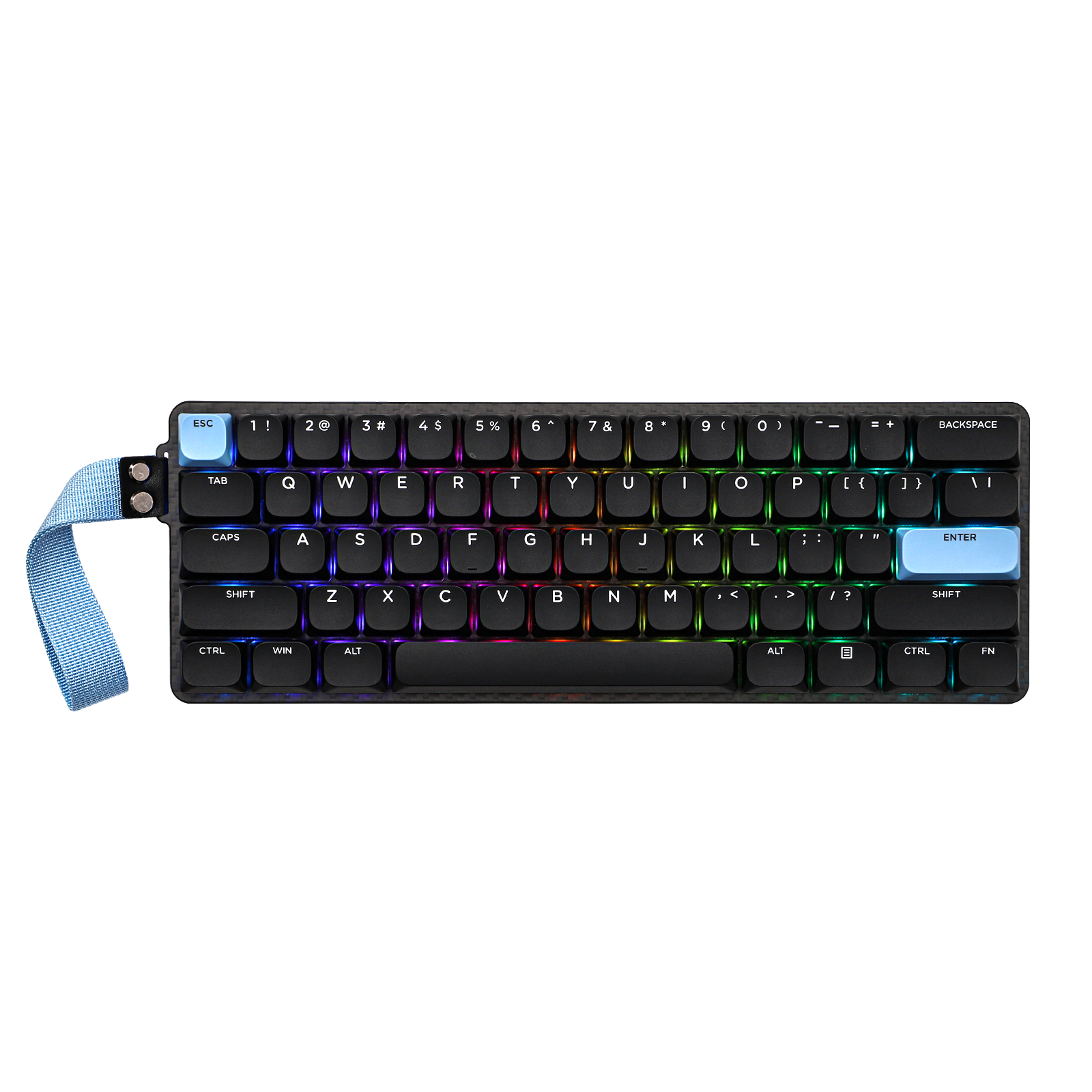 EPOMAKER CARBON60 メカニカルキーボード EPOMAKER CARBON60 | 格好良くも可愛くもあるデザインが特徴の